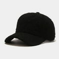 thumbnail image 2 of Gyujnb Lamb Baseball Cap for Warm Winter Visor Hat with Soft Fleece and Adjustable Strap for Daily Outdoor Casual Wear, 2 of 7