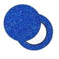thumbnail image 2 of Lsque Blue Circles Mosaic Pattern Round Bar chair cushion covers Velvet Fabric Premium Comfort Protects from Scratches and Stains for 14-17 Inch Chair-12 inch, 2 of 7