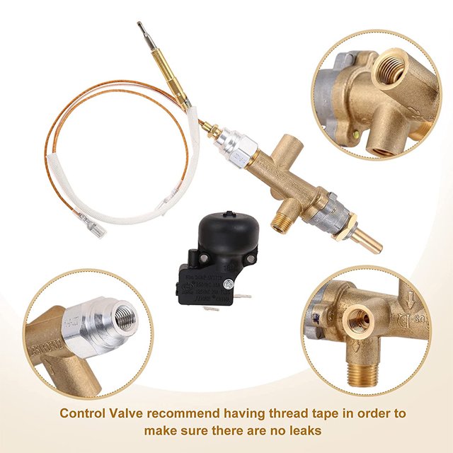 VONKY Patio Heater Control Valve Kit Control Valve Kit Heater Valve Kit Valve Kit Comfortable 1Set