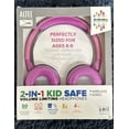 thumbnail image 2 of STARLIGHT- Altec Lansing Kid Safe 2-In-1 Bluetooth Wireless And Wired Headphones Pink, 2 of 3