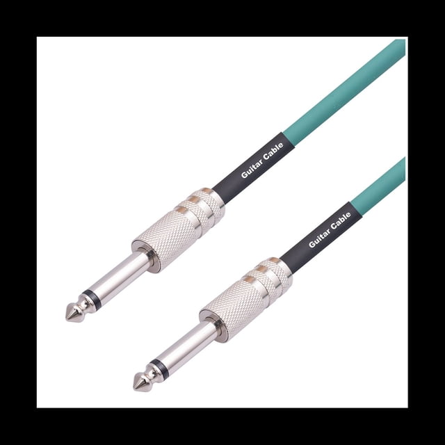 Cable para Instrumentos de Guitarra Cable para Guitarra EléCtrica Cable de ConexióN con Conector Mono de 6,35 mm para Dispositivo de Audio de , 3 Metros