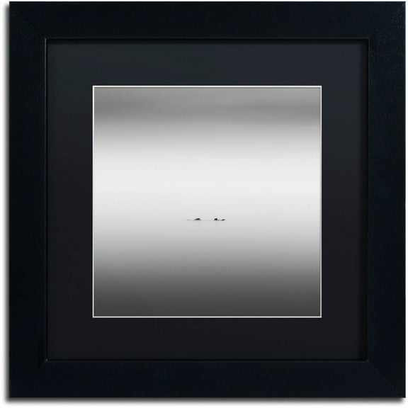 Trademark Fine Art "Loch Ness" Canvas Art by Dave MacVicar, Black Matte, Black Frame