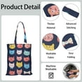 thumbnail image 2 of Cat Lover Gift Tote – Adorable Cat-Themed Print Canvas Bag, 2 of 6