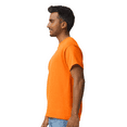thumbnail image 4 of Gildan Ultra Cotton T-Shirt for Men, High-Vis Classic Fit Fashion Essentials Shirt, Safety Orange, Pack of 6, S, 4 of 4