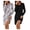 Black,cat Print, variant on Women's Sleepshirts Long Sleeve Nightshirt Round Neck Sleepwear Pajama Dress 2 Pack Button Down Nightgown