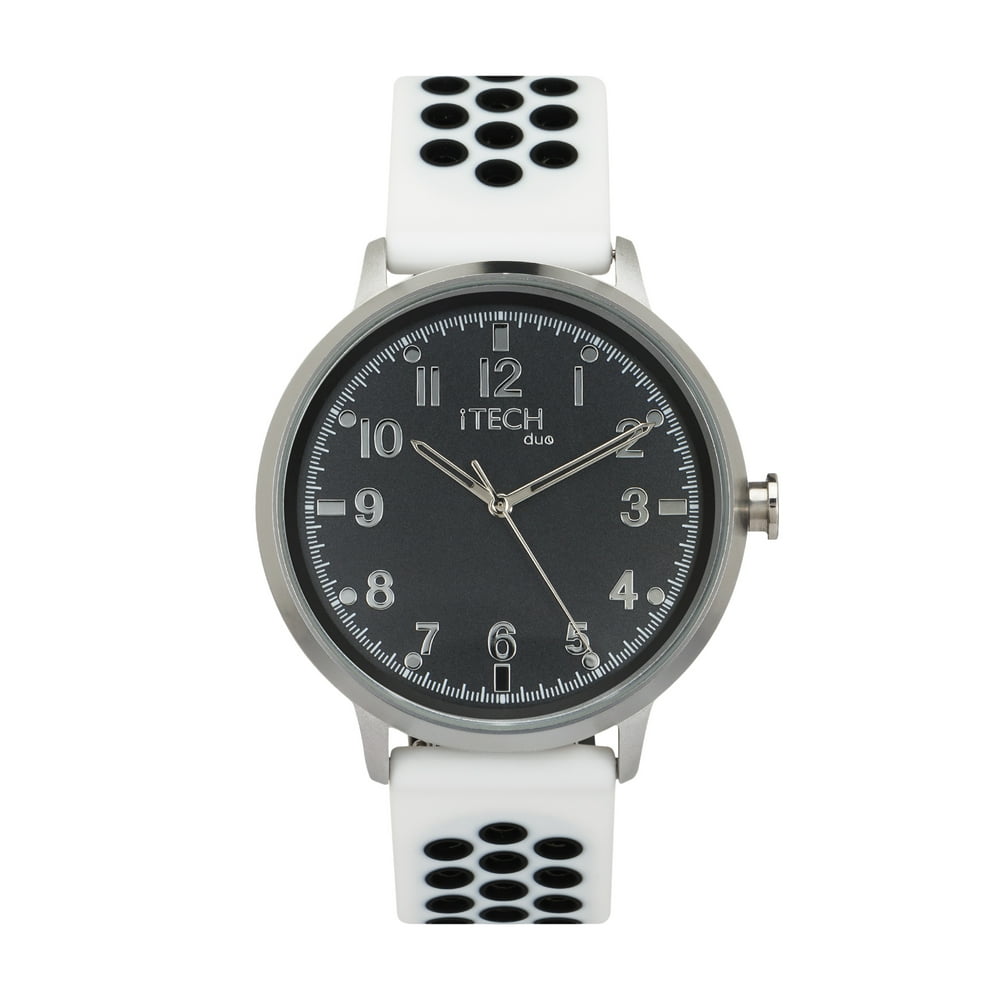 iTech - iTech Duo Perforated Silicone Strap Hybrid Smartwatch, Color