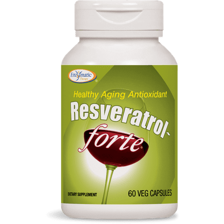 - Enzymatic Therapy Resveratrol-Forte 125 mg Vegetarian Capsules, 60 Ct