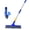 Blue, variant on ITTAHO 2 Pack Grout Brush with Long Handle, Swivel Cleaning Grout Line Scrubber Stainless Steel Pole