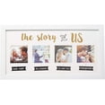 thumbnail image 3 of Kate & Milo ?The Story of Us? Wedding Collage Picture Frame, Our Love Story Keepsake, Engagement, Bridal Shower or Wedding Gift for Couple, White, 3 of 8