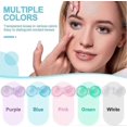 thumbnail image 2 of 50 Pack Contact Lens Cases, Transparent Contact Cases Bulk in 5 colors, Cute, 2 of 5