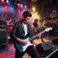thumbnail image 2 of Costway 39" Electric Guitar Beginner Kit with Amplifier, Classic SSS Pickup, Gig Bag, Capo Blue, 2 of 10