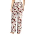 thumbnail image 3 of Daiia Mushroom Women's Sleep Pant with Pockets and Drawstring,Pajama Pants-XX-Large, 3 of 9