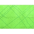 thumbnail image 1 of Ahgly Company Indoor Rectangle Oriental Green Modern Area Rugs, 2' x 4', 1 of 4