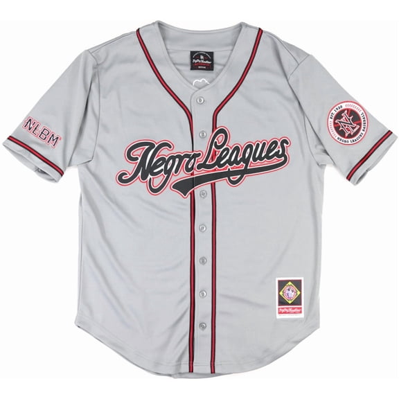 Big Boy Negro Leagues S8 Commemorative Adult Baseball Jersey [Grey - 2XL]