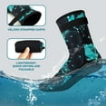 thumbnail image 4 of AUXDIQ 1 Pair Neoprene Socks 3mm Wetsuit Socks for Men Women Diving Socks Water Socks for Snorkeling Surfing Swimming Sailing, 4 of 5