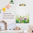 thumbnail image 7 of Coolnut Wildflowers Clipboard A4 Standard Size Decorative Clipboard with Low Profile Metal Clip for Students Men Women Classroom and Office Gifts, 7 of 7