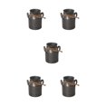 thumbnail image 1 of Transemion Stylish And Versatile Flower Vase Functional And Decorative Rustic Metal Milk Jug Metal Milk Jug Vase Iron Rustic Vase type 5 5Set, 1 of 6