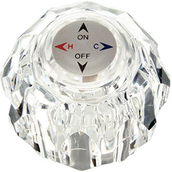 Danco  Faucet Handle for Lavatory, Tub & Shower in Clear Acrylic