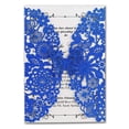 thumbnail image 3 of Jofanza 5X7.3 Inch 20PCS Laser Cut Wedding Invitation Cards with Butterfly and Envelope for Engagement QuinceaÃ±era Party Invitations Card (Royal Blue Glitter), 3 of 4