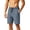 ZA-Dark Gray shorts men, variant on Athletic Shorts for Men with Zipper Pockets Summer Breathable Lightweight Short Pants Drawstring Waist Loose Fit Casual Shorts Army Green L