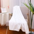 thumbnail image 2 of HLONK 10pcs Sublimation Throw  Thick Plush Blankets Soft Fuzzy  White Blank  For DIY Sublimation Photo, 2 of 4