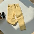 thumbnail image 7 of Boys Athletic Pants Straight Leg Open Bottom Outdoor Pants Elastic Waist Solid Color Casual Trousers for Kids Teen, 7 of 7