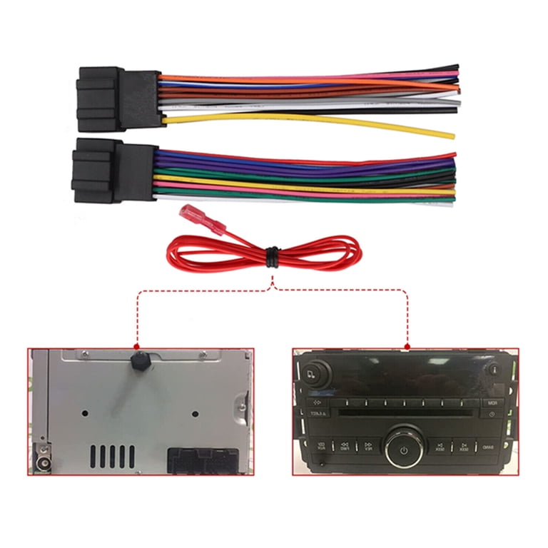 Tomzz Audio Cavo Adattatore Radio 16 Pin ISO – Per Buick, Chevrolet, GMC, Cadillac E Altre