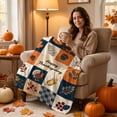 thumbnail image 2 of Halloween Sale Clearance!Fall Decorations for Home, Autumns Thanksgiving Flannel Throw Blanket 5 Cute Fall Patterns Plushs Blanket 70x100cm For Sofa Bed Camping Warm Light Weight Cover, 2 of 9