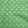 thumbnail image 1 of oneOone Cotton Poplin Twill Green Fabric Kids Alphabet Sewing Material Print Fabric By The Yard 56 Inch Wide, 1 of 4