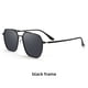thumbnail image 1 of Gafas de sol ultraligeras de aluminio y titanio polarizadas, de talla grande, estilo aviador de doble haz a la moda para hombres, 1 of 6