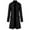 Black, variant on Men Winter Warm Tailcoat Overcoat Buttons Jacket for Cold Weather Windproof Comfortable Soft Coats Workwear Men's Trench Coat Plus Size Winter Cardigan for Men