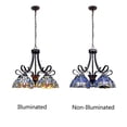 thumbnail image 5 of Radiance Goods Dragonfly Tiffany-Style Dark Bronze 5 Light Chandelier 25" Wide, 5 of 5