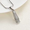 thumbnail image 3 of Personalize Stainless Steel Razor Urn Pendant Necklace for Cremation Ashes of Loved One Memorial Jewelry, 3 of 7