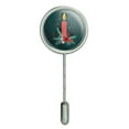 thumbnail image 1 of Christmas Candle Stick Pin Stickpin Hat Brooch, 1 of 6