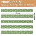 thumbnail image 3 of 5 Rolls Christmas Ribbon 1.5 inch Wide Decorative Ribbon for Gift Wrapping and Holiday Decorations Cute Panda Heads, 3 of 7