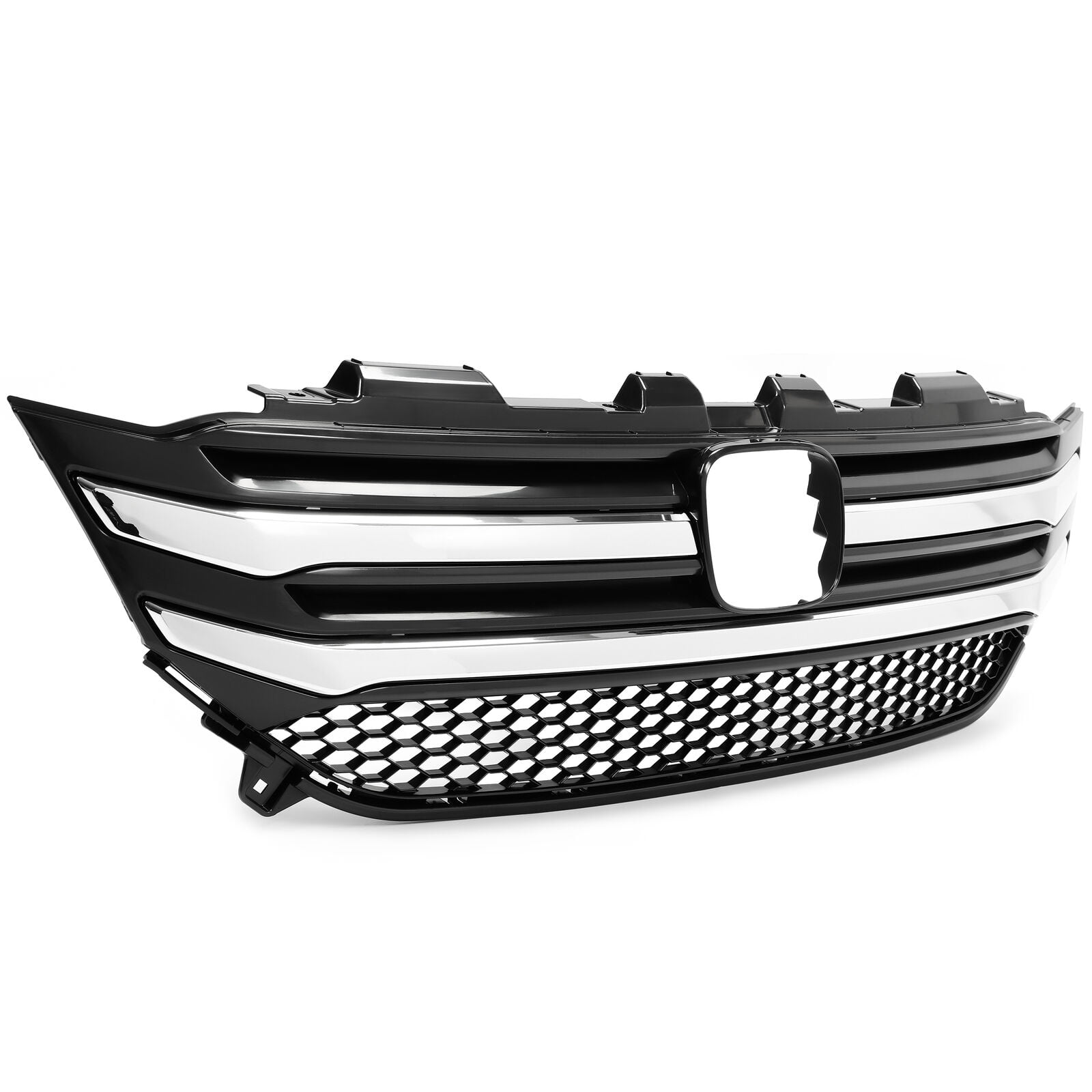 CYHWLPOT Bumper Grille Front Upper Side Chrome Plastic 71122T1WA0 085 HO1216114 : YHIMPORT Chrome Front Bumper Grille fits 2015 2016