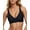 Black, variant on Womens Deep V Bras Wireless Comfortable Bra Supportive No Underwire Bras Tshirt Push Up Bralettes Plunge Seamless Bra