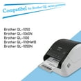 thumbnail image 4 of GREENCYCLE 5 Roll (200 Labels/Roll) White Paper Shipping Label Compatible for Brother DK1241 DK-1241 4''x6'' (102mm x 152mm) QL-1050 QL-1050N QL-1060N Printer,BPA Free, 4 of 5