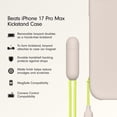 thumbnail image 2 of Funda Beats para iPhone 17 Pro Max con soporte MagSafe Limestone, 2 of 6