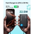 thumbnail image 3 of INIU PowerPaw 10K Fast Charging Portable Charger, 10,000mAh Slim Power Bank with Dual Usb C & Usb A Ports Compatible with iPhone, Samsung, Google Pixel, and Tablets, 3 of 11