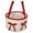 White, variant on vlrwzc Cotton Thread Knitted Storage Basket with Handle Boho Decorative Woven Organizer Basket