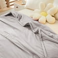 thumbnail image 6 of Cozy Cooling Comforter Twin Size, Cooling Blankets for Hot Sleepers and Night Sweats,Summer Comforter for Twin Size Bed, Breathable Soft Lightweight Smooth (Gray), 6 of 6
