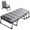 Gray Sofa Bed with Mattress & Pillow, variant on Slsy Folding Lounge Chair, 5-Position Adjustable Outdoor Reclining Chair, Folding Sleeping Bed Cot, Folding Chaise Lounge Chair for Pool Beach Patio Sunbathing