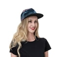 thumbnail image 6 of Hirioo Boat Lighthouse Storm Waves for Baseball Cap Men Cap Flat Brim for Men Women Teens Adjustable Baseball Cap, 6 of 7