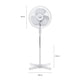 thumbnail image 3 of Ventilador Pedestal Aksi 16 pulg 3 Velocidades, 3 of 4