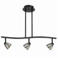 thumbnail image 1 of Benjara BM223054 3 Light 120V Metal Track Light Fixture, Black & Silver, 1 of 5