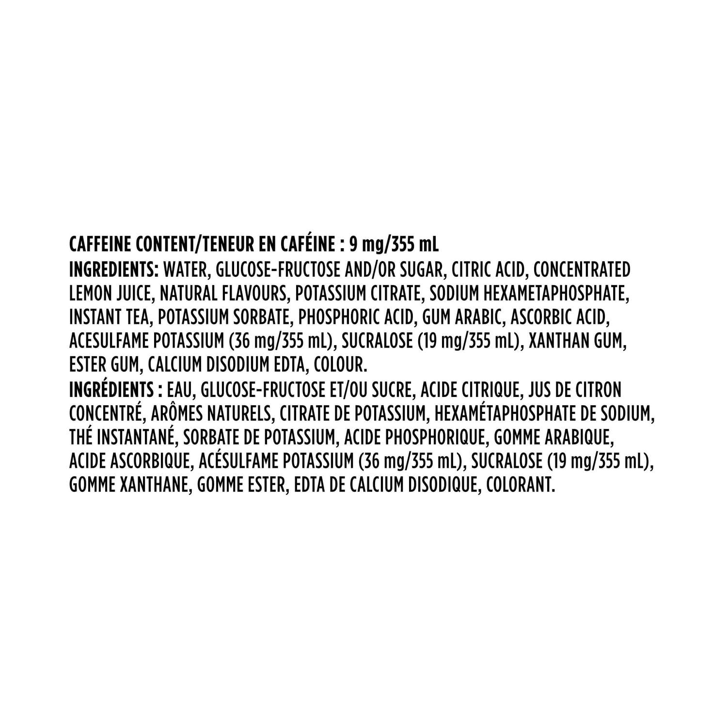 Brisk Moitié-moitié Thé glacé +Limonade au melon d’eau, 710 mL, 1 canette