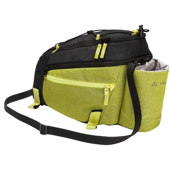 Vaude Silkroad L Luminum Bike Rack Bag with Detachable Shoulder Strap - Bright Green