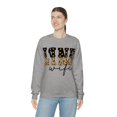 thumbnail image 4 of Lineman's Wife Line Wife Retro Lineman Wife Women's Leopard Sweatshirt, 4 of 5