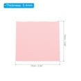 thumbnail image 2 of Uxcell 3.94x3.94" Jewelry Cleaning Cloth, 100Pcs Double-Sided Microfiber Polishing Cloth Pink, 2 of 5